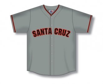 Custom Made Full Button Baseball Jersey with Rounded Tail