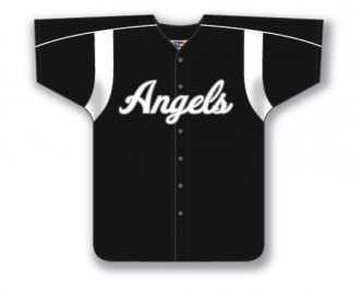 Custom Made Full Button Baseball Jersey with Shoulder Inserts an